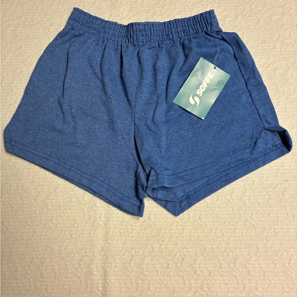 Soffe Youth Large (12-14) Cheerleading Shorts Royal Heather